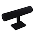 Miniatyrbillede 1 af 5: Sort Fløjl Armbånd Display Stativ T Bar Smykkestativ Halskæde Opbevaringsholder Armring Ankelkæde Organizer Til Kvinder Mænd Piger