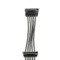 Miniatyrbild 4 av 5: 15-stifts SATA Strömförsörjningssplitterkabel Hårddisk 1 Hane till 5 Hona Förlängningssladd för DIY PC Server