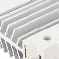 Miniatyrbilde 2 av 4: Solid State Relé DC til DC Inngang 3-32V Utgang 5-220V 25A Integrert Skinne Enfase Liten SSR med Kjøleribbe