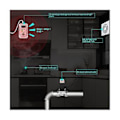 Miniatyrbillede 5 af 5: Ul Monoxid Gas 2-i-1 Alarm Hold Co Gas Lækage Compo Detektor EU Stik