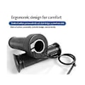 Miniatyrbilde 2 av 5: For 192x Full Twist Gasshåndtak Elektrisk Sykkel Høyre Håndtak Gass 24v36v48v60v72v Vanntett/sm Conn
