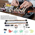 Miniatyrbilde 4 av 4: Elektronikksett Starter Moro Sortiment Utviklingskomponent med 830 Hull Koblingsbrett for R3