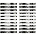 Miniatyrbild 1 av 5: 20 Set Prisdisplay Fyrkantig Justerbar Prislapp för Prisdisplay Diskbänk Nummer Bokstav Dollar Pris Block Kit M
