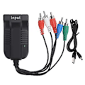Pikkukuva 1 / 5: Z10AS RGB Komponentti HDMI-yhteensopiva Video R/L o YPBPR-muunninadapteri Plug and Play