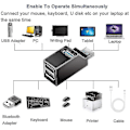 Miniatyrbild 3 av 5: Usb 3.0 3-port Hub (2 Usb 2.0 + Usb 3.0), Datahubb för och datorer och andra Usb 3.0-kompatibla enheter