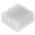 Miniatyrbillede 3 af 4: 5 STK Aluminium Køleplade Modul Køleplade Kølefinne Radiator Køler Finne til Ventilator PCB Board 40 x 20 x 40mm Sølv