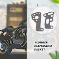 Miniatyrbilde 3 av 5: For Virago Xv535 1990-2001 Xv 535 Sykkel Forgasser Reparasjonssett Plunr Membran Pakning 2 stk