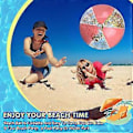 Miniatyrbillede 3 af 5: 2 stk. 40 cm Oppustelige Strandbolde Guld Konfetti Poolbolde til Swimmingpool til Voksne Sommer Fødselsdagsfest Rosaguld