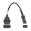Pikkukuva 2 / 5: Obd-pyöräkaapeli 4-nastaiselle pistokekaapelille Kaapeli 4-nastainen Obd2 16-nastaiseen adapteriin