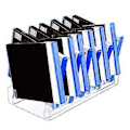 Miniatyrbilde 3 av 5: CD-holder 2-pakning, klare akryl CD-organisatorer, CD-displaystativ for mediehyller, lagring og organisering