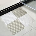 Miniatyrbillede 3 af 5: 6 stk. skridsikre samle-PVC badeværelse toilet køkken gulvmåtte skridsikker toiletmåtte gulvmåtte 30X30CM