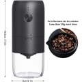 Miniatyrbillede 5 af 5: Elektriske kaffekværne, bærbar One Touch elektrisk krydderi kaffebønne kværn med justerbar grovhed keramiske burr, med ren børste,