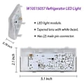 Miniatyrbild 5 av 5: Wpw10515057 W10515057 LED-lampa Passar Till Kylskåp