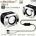 Miniatyrbilde 4 av 5: Bonks Kraftig Full Range Stereo Subwoofer PC Høyttaler Bærbar Bass Musikk DJ USB Datamaskinhøyttaler