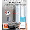 Miniatyrbillede 3 af 5: Tuya Wifi Kulilte Detektor med LCD Display 70DB Alarm Lyd CO Gas Sensor Hjem Sikkerhedsbeskyttelse Smart Life