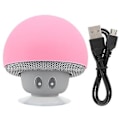 Miniatyrbillede 1 af 5: Mini Bluetooth Trådløs Bærbar Svampe Højttaler Subwoofer Med Sugekop Funktion (Pink)
