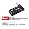 Miniatyrbilde 2 av 3: 1 stk Gitarplugg Mini Bærbar Oppladbar Elektrisk Hodetelefonforsterker Akustisk/ Ro