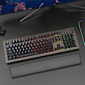 Miniatyrbild 2 av 5: Halkfri Ergonomisk PU Minnesskum Tangentbordsbricka för Mekaniskt Gaming Tangentbord
