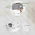 Miniatyrbilde 5 av 5: 1 stk. Karbonmonoksiddetektor 85db Alarm Sirene Lyd Uavhengig CO-forgiftningsvarsler