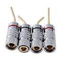 Miniatyrbillede 2 af 5: 4 stk. stik 4 mm stik til video Ser adapter O stik ledningskabel