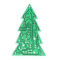 Miniatyrbillede 5 af 5: Juletræer LED Blinkende Lys DIY Kit Rød Grøn Flash Printkort LED Hot