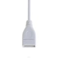 Pikkukuva 3 / 5: USB-kaapeli Uusi 28cm USB 2.0 A Uros - A Naaras Jatkojohto Valkoinen Kaapeli Wit