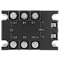 Miniatyrbilde 1 av 5: 3-fase 40A AC AC Solid State Relé SSR Inngang 90-250VAC Last 24-480VAC TSR-40AA H