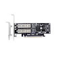 Miniatyrbillede 3 af 5: 3 I 1 Bordcomputer Riser Pcie X16 Til M.2 M Key Nvme Ssd+m.2 B Key Sata Ssd+msata Ssd Adap