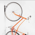 Miniatyrbild 3 av 5: Set med 2 cykelhållare, väggmontering, för cykelväggförvaring, däckhållare, svart