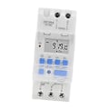 Pikkukuva 5 / 5: Viikoittainen ajastinkytkin 12V DC 16A LCD-näytöllä ja lähtölaskentatoiminnolla, irrotettava paristo