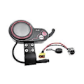 Miniatyrbillede 2 af 4: Qs-s4 72v Tommelfingergas LCD Display Meter+-60 Kabel Kun Til Zero 11x Elektrisk Scooter 6pin Display