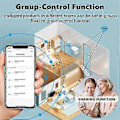 Miniatyrbillede 3 af 5: Doodle Smart USB Adapter Switch 5V 2A WiFi Strømadapter Opladning APP Stemmestyring Timing Kontrol USB Adapter