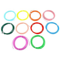 Miniatyrbillede 1 af 5: 10 Stk. 3D Printer Filament Til 3D Print Pen Pakke 1.75mm Mælkesyre