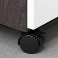 Miniatyrbilde 4 av 5: 8 stk Castor hjul 50mm, kontorstol hjul, hjul svart svingbare hjul vogn svingbare hjul, møbelhjul med brems, erstatning