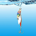 Miniatyrbild 2 av 5: 10 st LED-fiskedrag Blinkande Skedar Under Blink Halibut Blink Trolling Djuphavsfiske I
