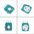Miniatyrbild 2 av 5: 20 st Joystick Potentiometer 3D Joystick Knappar Joystick Sida för PS4 Ersättningsjoystick till PS4-kontroller