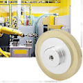 Miniatyrbild 2 av 4: Hållbart halkfritt roterande pulsgivarhjul av polyuretan, mätinstrument (200 mm)