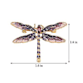 Miniatyrbild 4 av 5: Dragonfly Brooch Pin Akryl Fluga Insekt Broschnål För Kvinnor Kläder Korsage