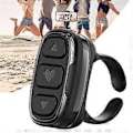 Miniatyrbillede 2 af 5: Trådløs Fingertip Fjernbetjening Ring Bluetooth Ring Scroller Side Vender Stabil Forbindelse Trådløs Side Vender Sort
