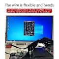 Pikkukuva 2 / 5: 3.0 PCIE X16 -jatkokaapeli Express Riser -suojatulle jatkojohdolle GPU Vertica -käyttöön