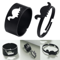 Miniatyrbilde 2 av 5: Hule dinosaur par åpen ringer sett dyr dinosaur knoke stablebare ringer