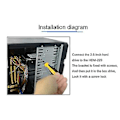 Miniatyrbillede 2 af 5: Harddiskbeslag Desktop 3,5 tommer Harddiskbeslag Harddisk Multifunktions Konverteringsbeslag