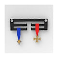 Miniatyrbillede 5 af 5: Udendørs Medalje Display Sports Medalje Display Hænger Stand Victory Væghænger Sort
