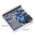Miniatyrbilde 4 av 5: for DC 5V MP3 Stemmeavspiller Modul SD/TF Stemmesending Trigger Avspiller + 2 Porter