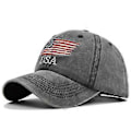 Pikkukuva 1 / 5: Eurooppalainen ja amerikkalainen pesty ja vanha amerikkalainen baseball-lippis, brodeerattu lippalakki, USA-brodeeraus baseball-lippis