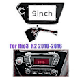 Miniatyrbillede 2 af 5: 9 Tommer 2 Din Bil Stereo Radio Fascia Instrumentbræt Afspiller DVD Adapter Ramme Panel med Kabel til Rio3 3 K2 2010-2016