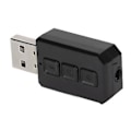Miniatyrbilde 5 av 5: BT 5.0 Sender Mottaker Håndsfritelefon 2 i 1 USB BT Adapter for Bil Mobiltelefoner TV-er