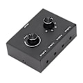 Miniatyrbillede 4 af 5: 4 Porte 3,5 mm Stereo Passiv Switch 1 Ind 4 Ud 4 Ind 1 Ud Konverter til MP3 Hovedtelefoner