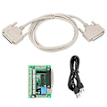 Miniatyrbillede 1 af 5: Stepper Interface Board 5 Akse Usb Interface Breakout Board Cnc Breakout Board Til Cnc Steppe
