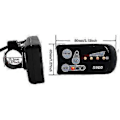 Miniatyrbilde 1 av 5: Elektrisk Sykkel 36v48v S800 Led Lcd Meter Kontrollpanel Display_